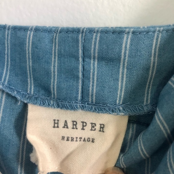 Francesca’s Floral Stitching Peplum Top - Picture 5 of 5